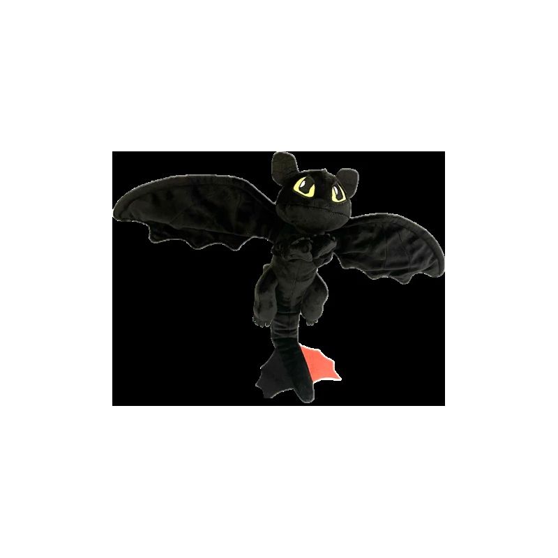 DRAGONS Plīša rotaļlieta Toothless, 30 cm